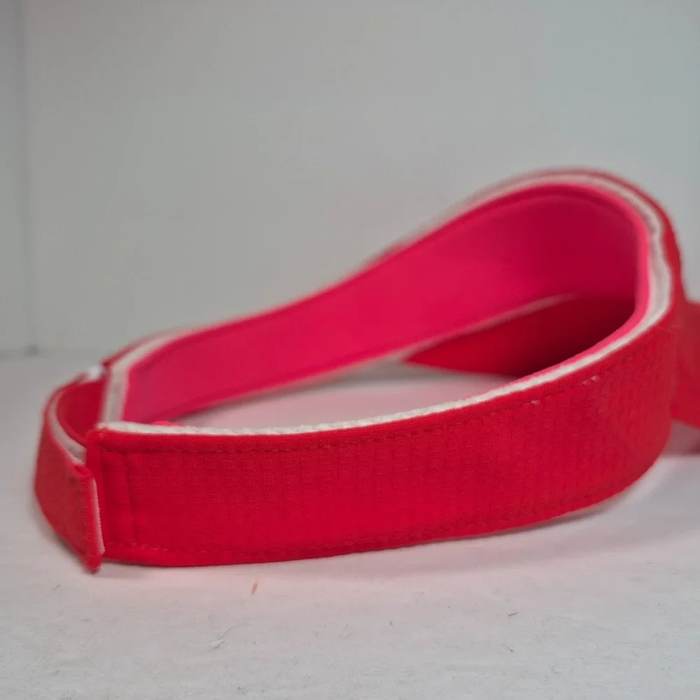 Lululemon All-Sport Visor Removable Sweatband Lulu Red One Size Adjustable